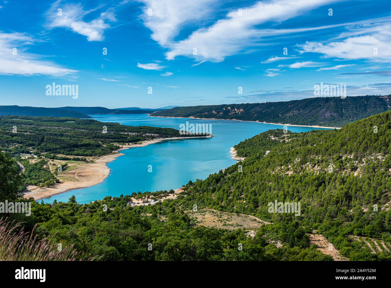 Il lago di Sainte-Croix, Verdon Gorge, Provenza in Francia Foto Stock