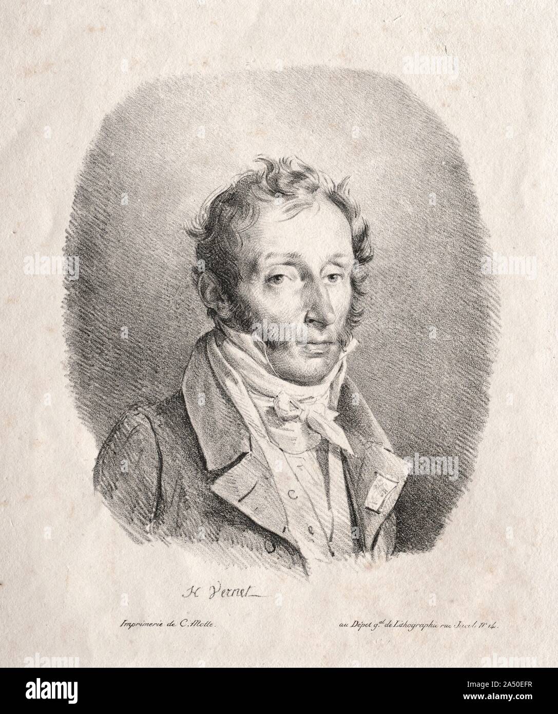Carle Vernet, 1817. Foto Stock