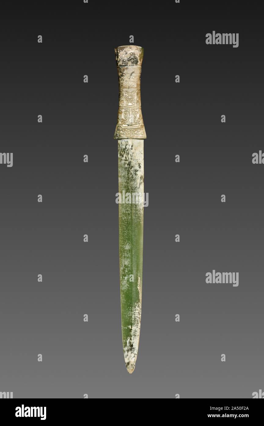 Coltello cerimoniale, 1700s. Foto Stock