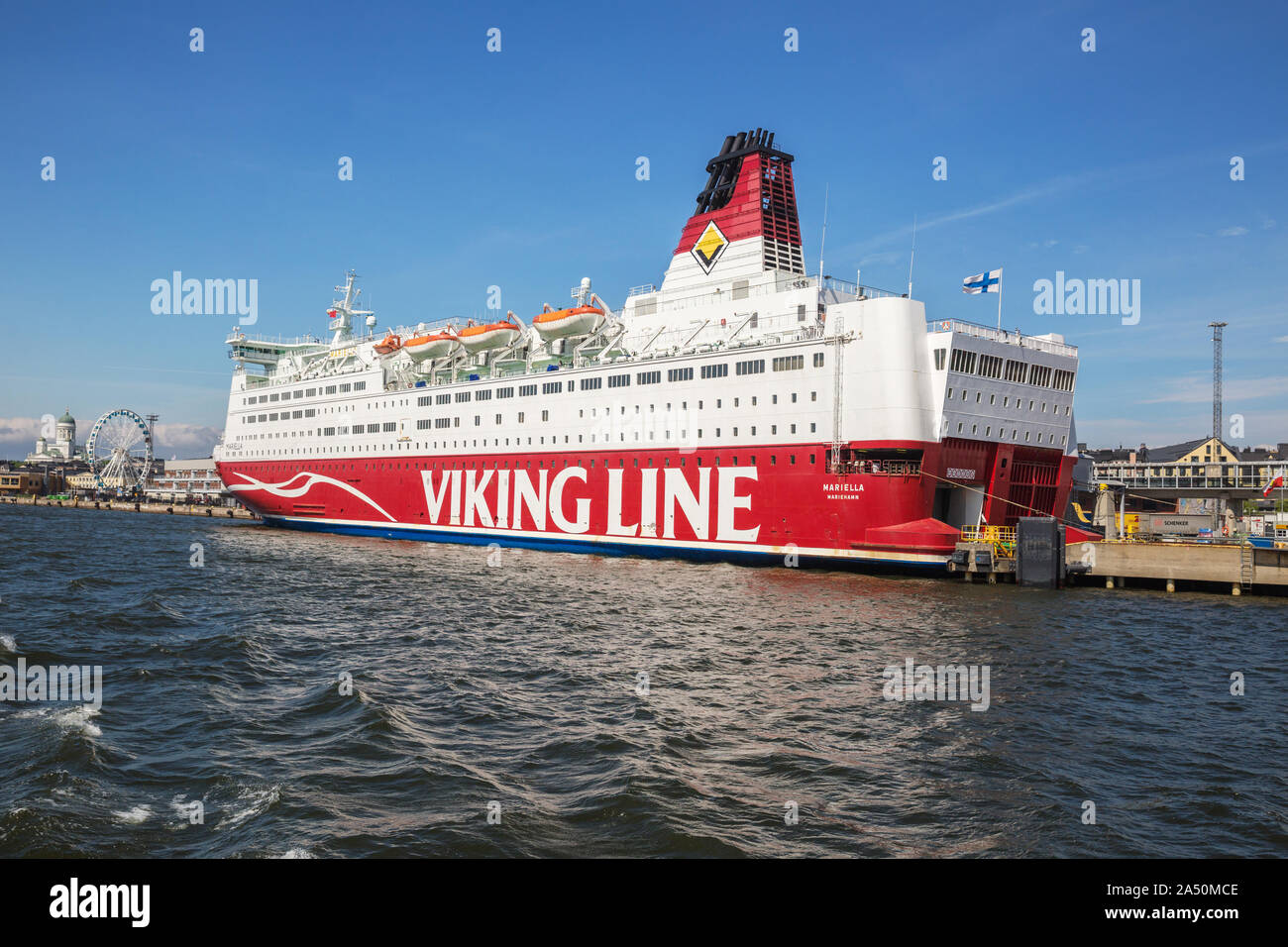 HELSINKI, Finlandia - 23 Maggio 2019: Viking Line Mariella sea cruise ferry di Helsinki Foto Stock