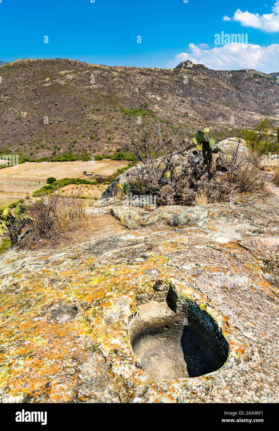 Yagul sito archeologico in Messico Foto Stock