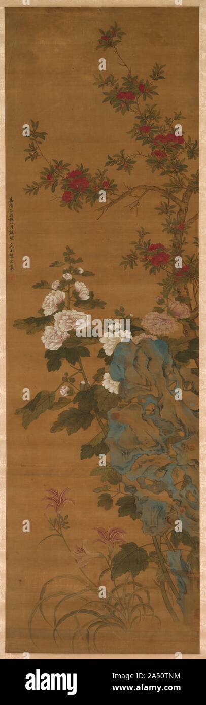 Fiori e rocce, 1368- 1644. Foto Stock