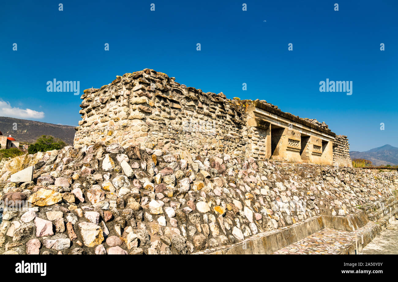Mitla sito archeologico di Oaxaca, Messico Foto Stock