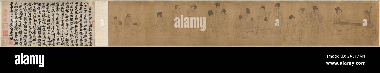 Nel palazzo, prima del 1140. Foto Stock