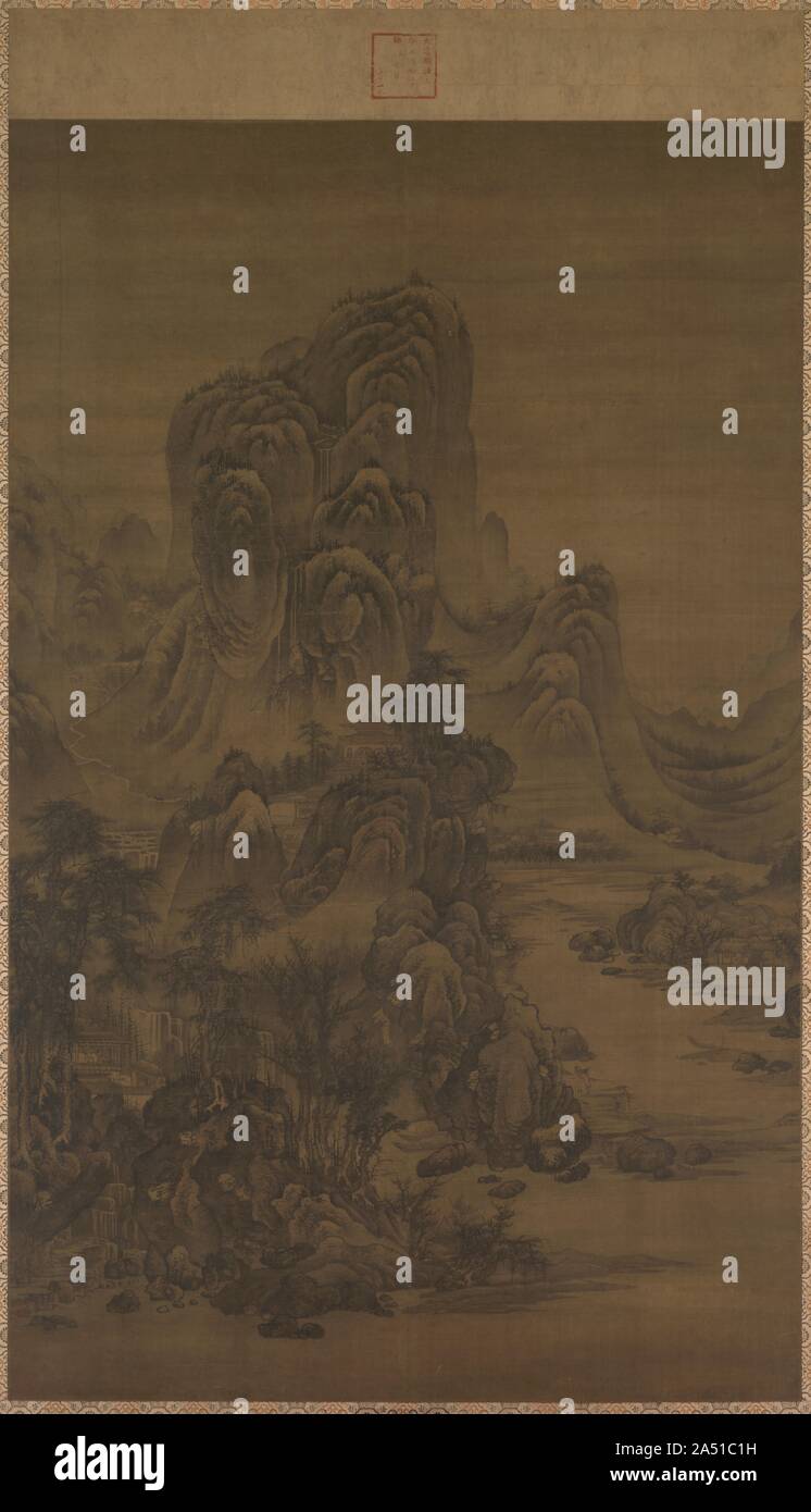 Paesaggio nello stile di Juran, 1368-1644. Foto Stock