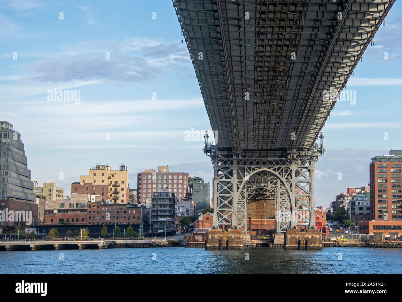 New York Manhattan Bridge Foto Stock