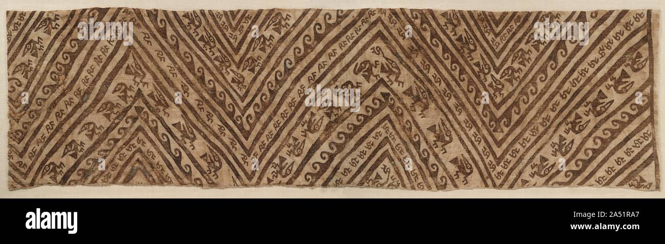 Dipinto di incarto per mummia, c.1100-1400 D.C.. Foto Stock