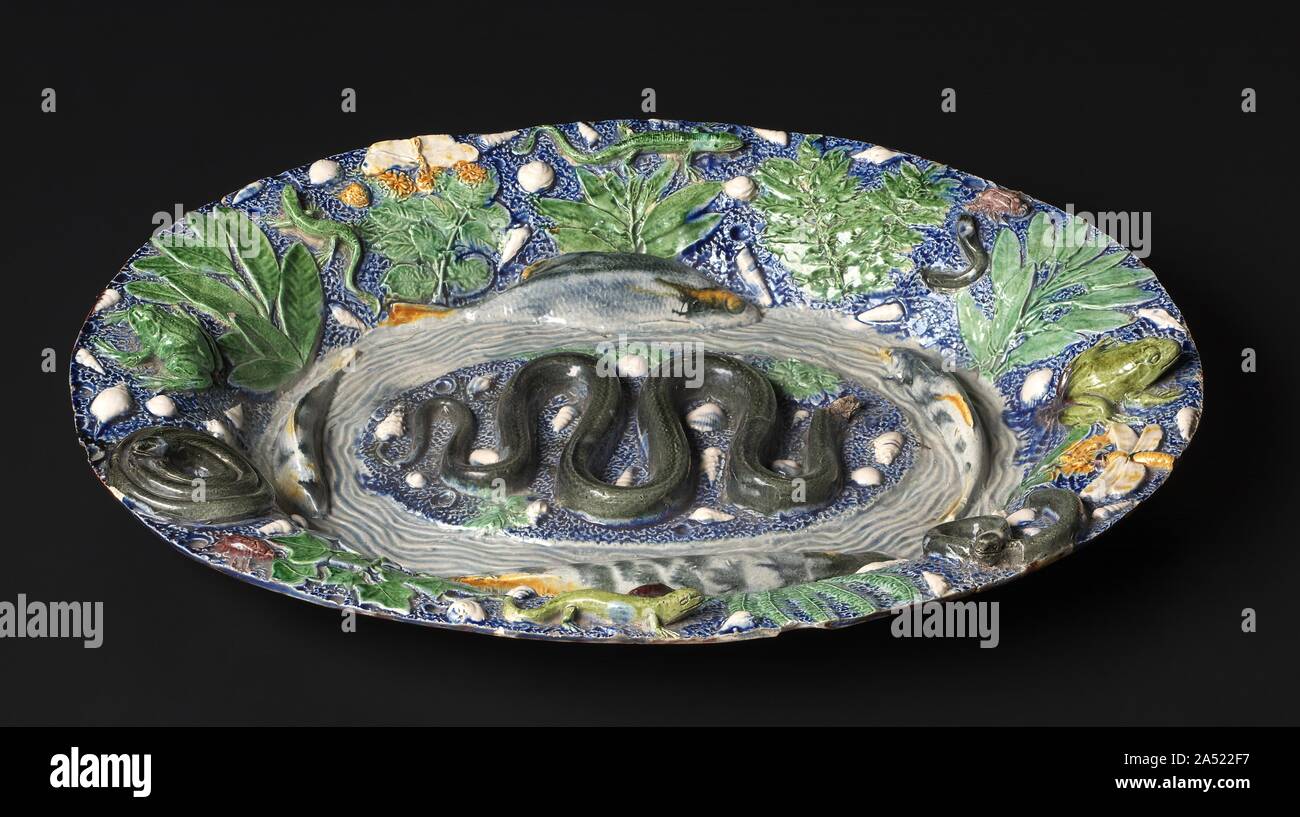 Piatto rustico, tardi 1500s. Foto Stock