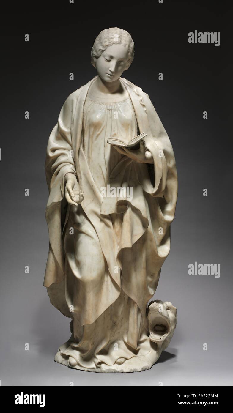Santa Margherita, c. 1520-1530. Gaggini era un membro di una grande famiglia di scultori il cui Palermo workshop forniti monumentali sculture religiose per le cattedrali di Palermo e Messina in Sicilia e di Montelione in Calabria. Dopo 1507 Antonello stesso ha lavorato per 15 anni per produrre le sculture in marmo per la Cattedrale di Palermo. Questa figura del leggendario vergine e martire, Santa Margherita, è stato probabilmente commissionato per una di queste fondazioni ecclesiastiche, eventualmente il coro della cattedrale di Palermo. Il santo è rappresentato dalla lettura di un libro di ore (un segno della sua pietà) e calpestando un drago, Foto Stock