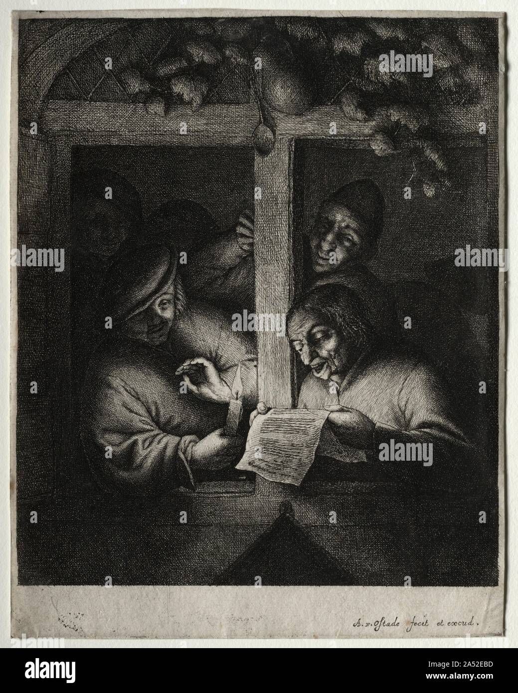 Il carol cantanti. Foto Stock