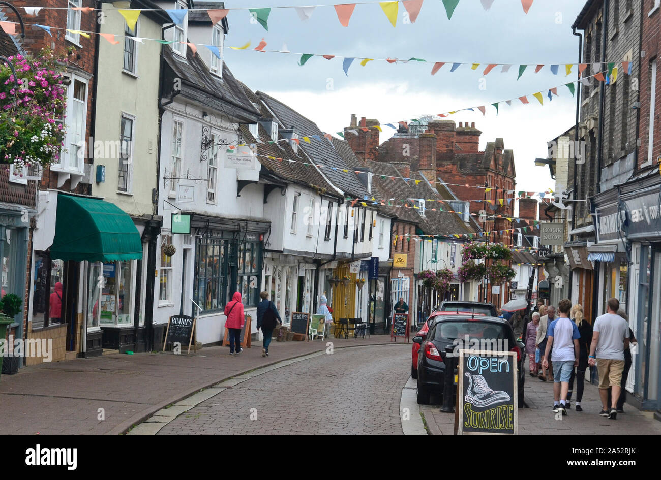 Bury St Edmunds, Suffolk, Regno Unito Foto Stock