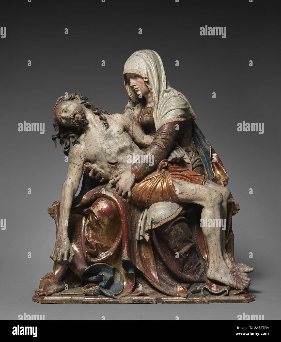 Vesperbild (Piet&#xe0;), c. 1515-1520. Raffigurante la Vergine che cullano  Cristo&#x2019;s corpo morto, opere come questa erano conosciuti in tedesco  come vesperbilds, a causa della loro incorporazione nella liturgia della  preghiera della sera (