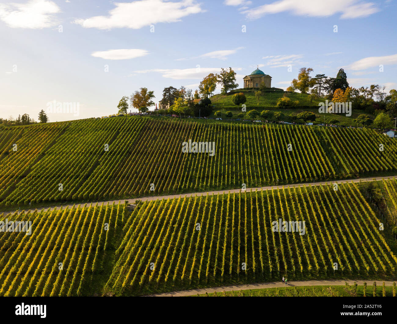 Grabkapelle (tomba cappella) sul Rotenberg a Stoccarda, Germania Foto Stock