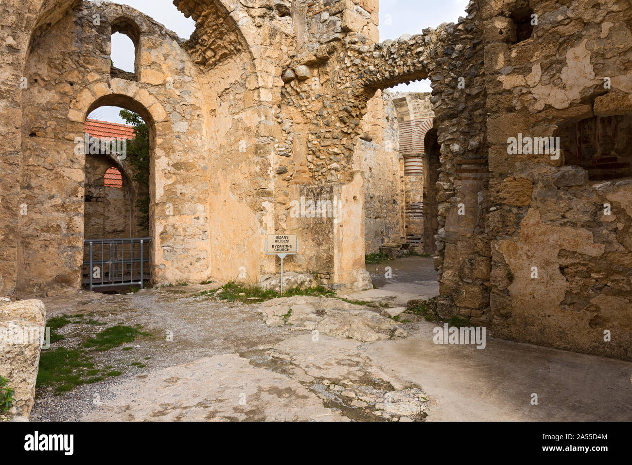 Burgfestung San Hilarion, Kyrenia, Girne, Tuerkische Republik Nordzypern Foto Stock