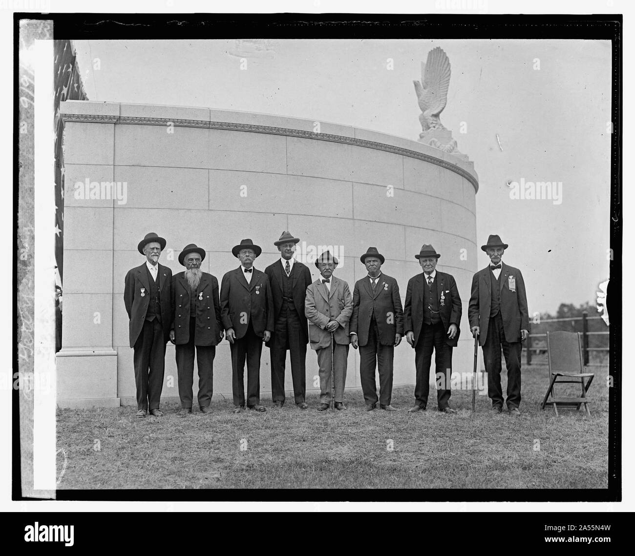 Inaugurazione di N.Y. Membro monumento di Gettysburg, 9/9/25 Foto Stock