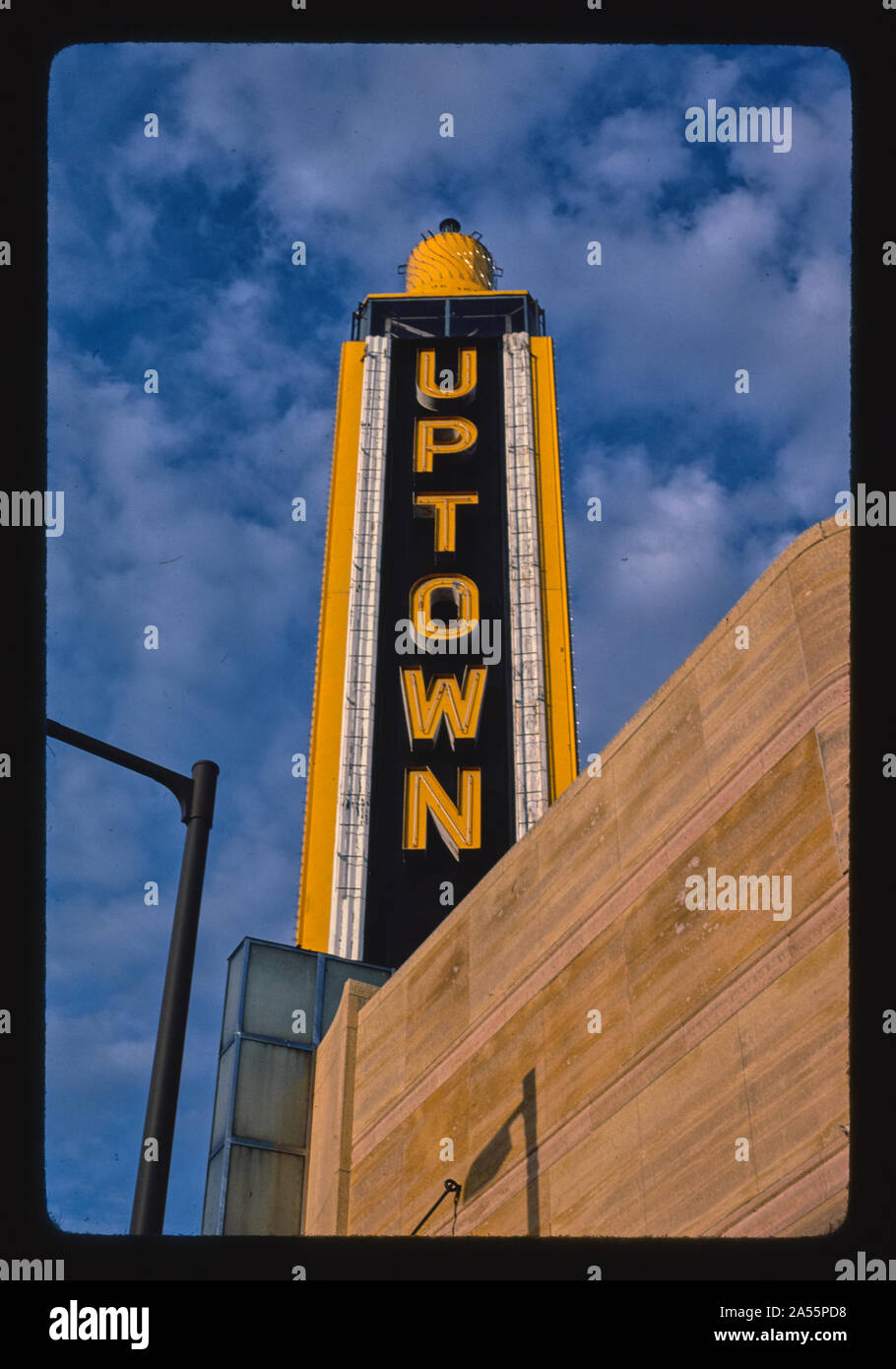 Uptown Theatre Tower, Hennepin Avenue, Minneapolis, Minnesota Foto Stock