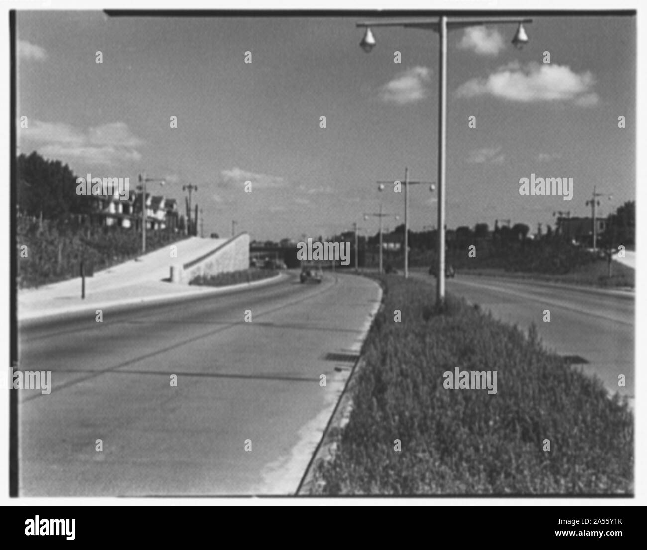 Van Wyck autostrada Express, Queens, a New York. Foto Stock