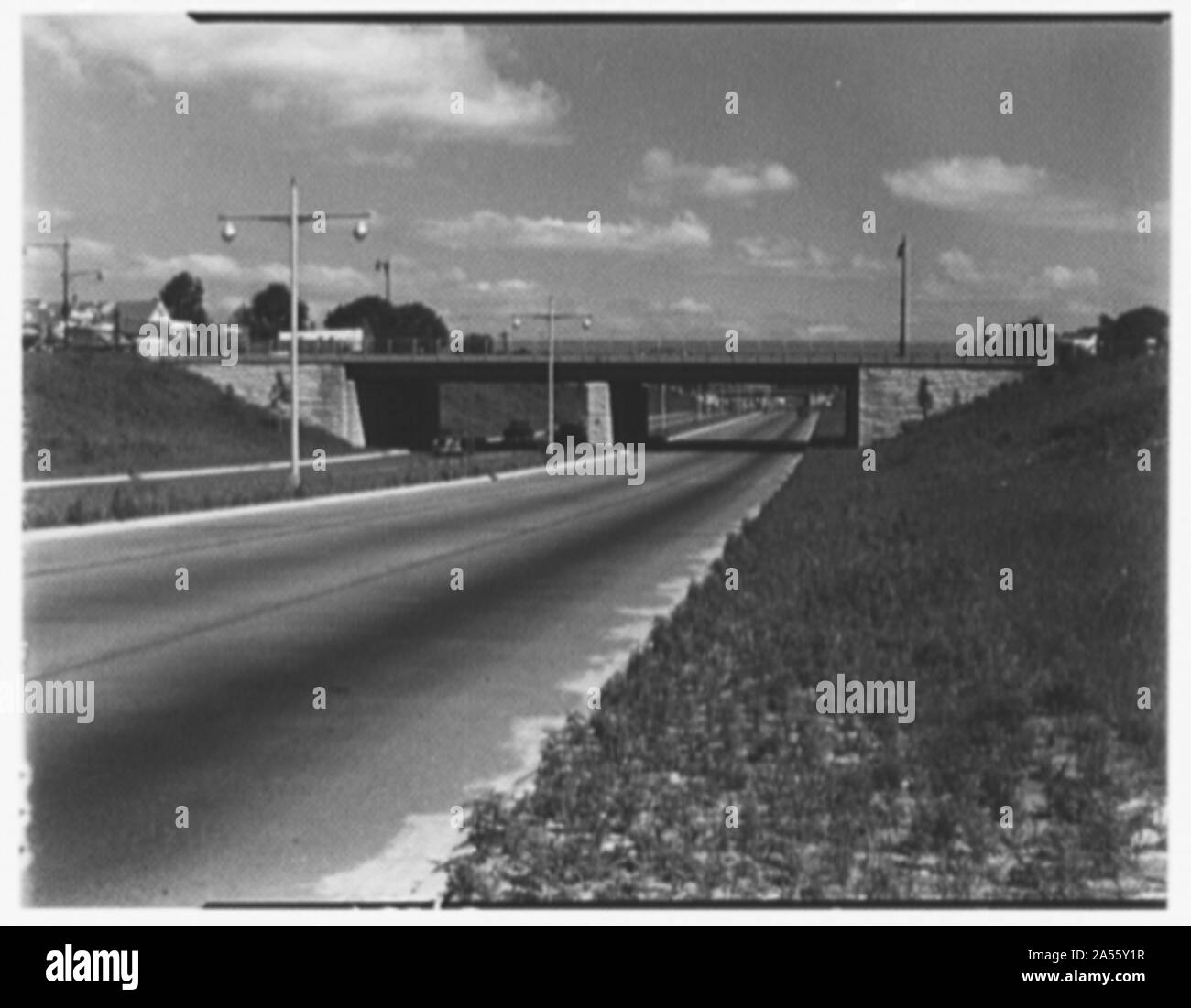 Van Wyck autostrada Express, Queens, a New York. Foto Stock