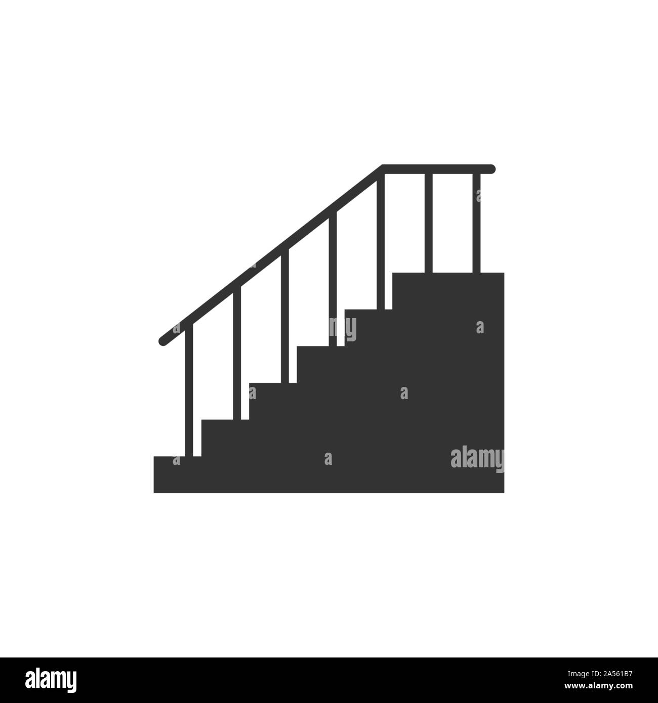 Illustrazione Vettoriale, design piatto. Scale scale up icona Illustrazione Vettoriale Illustrazione Vettoriale, design piatto. Scale scale up icona Illustrazione Vettoriale