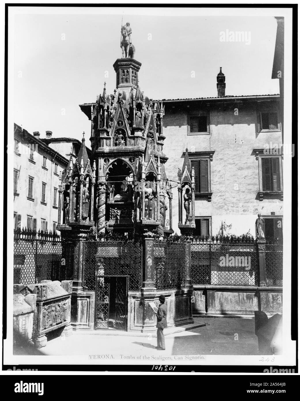 Verona. Tombe degli Scaligeri. Può Signorio Foto Stock