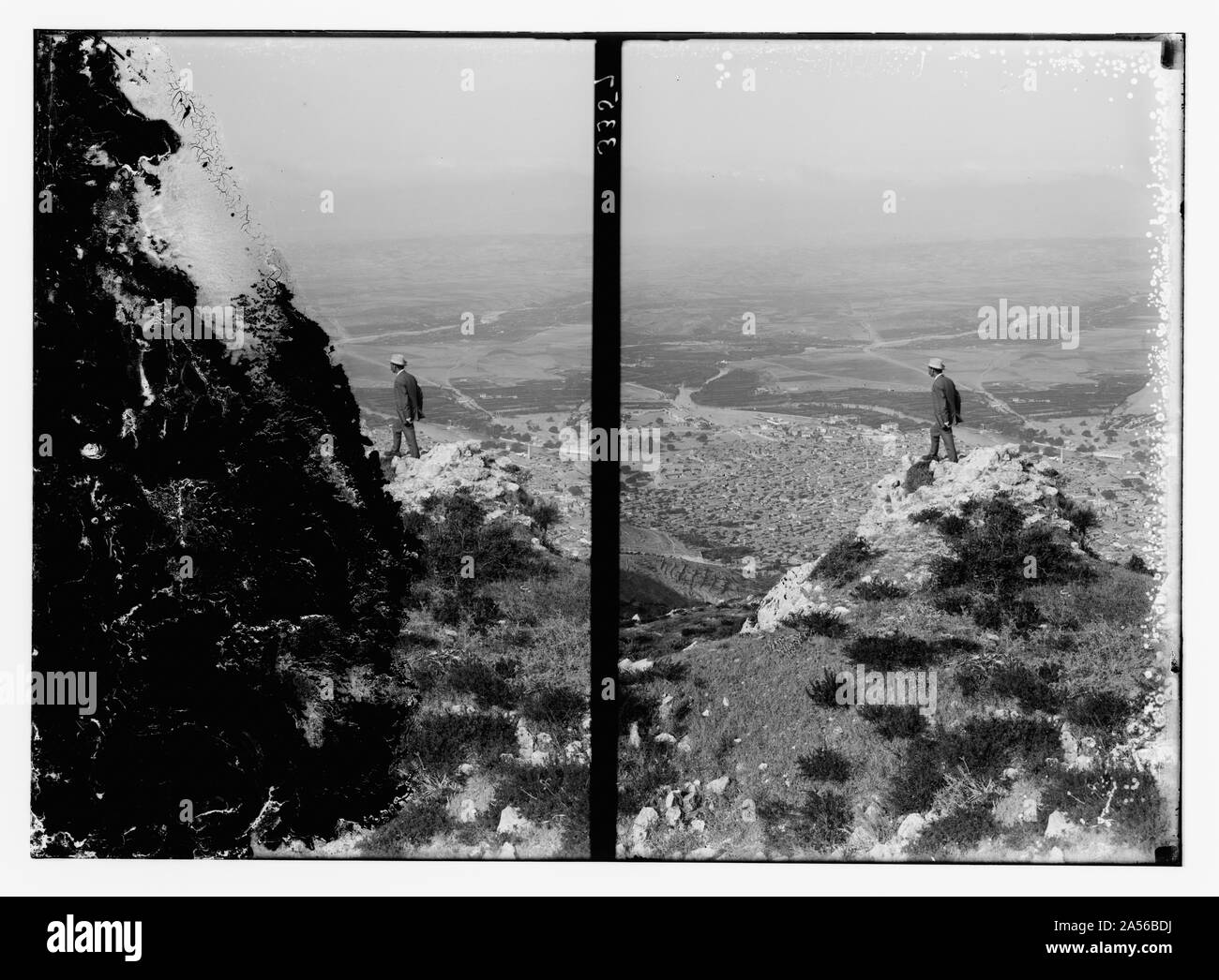 Vista da mt. affacciato su Tripoli Foto Stock