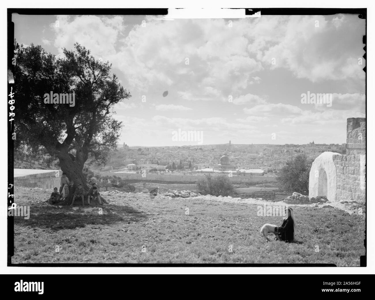 Vista di Gerusalemme Foto Stock