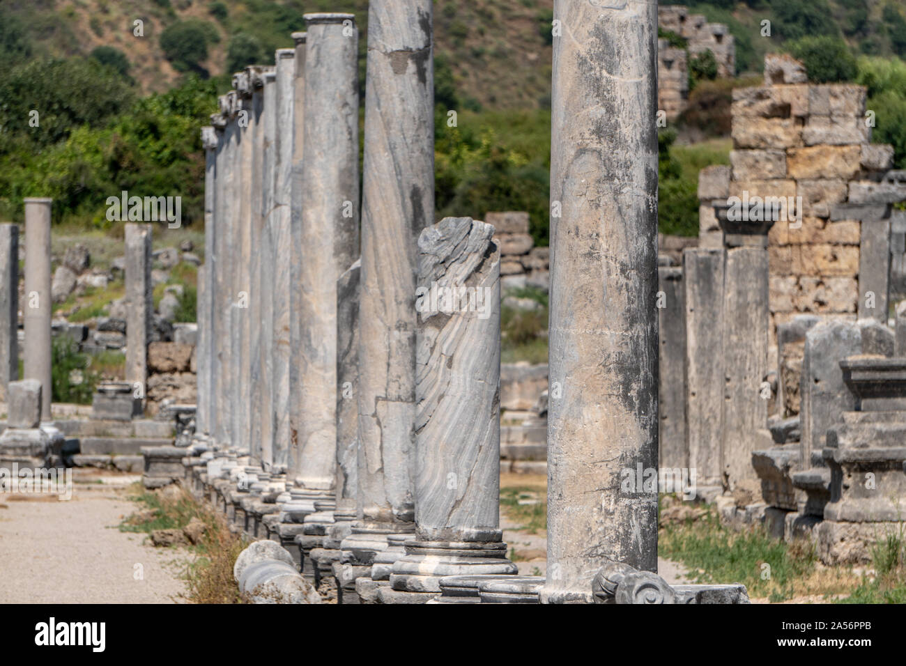 Perge Antalya Turchia Foto Stock