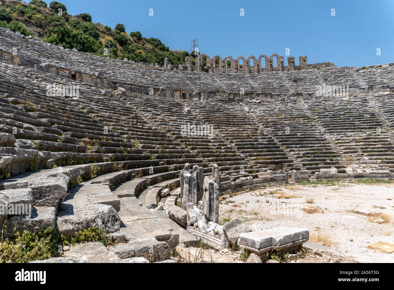 Perge Antalya Turchia Foto Stock