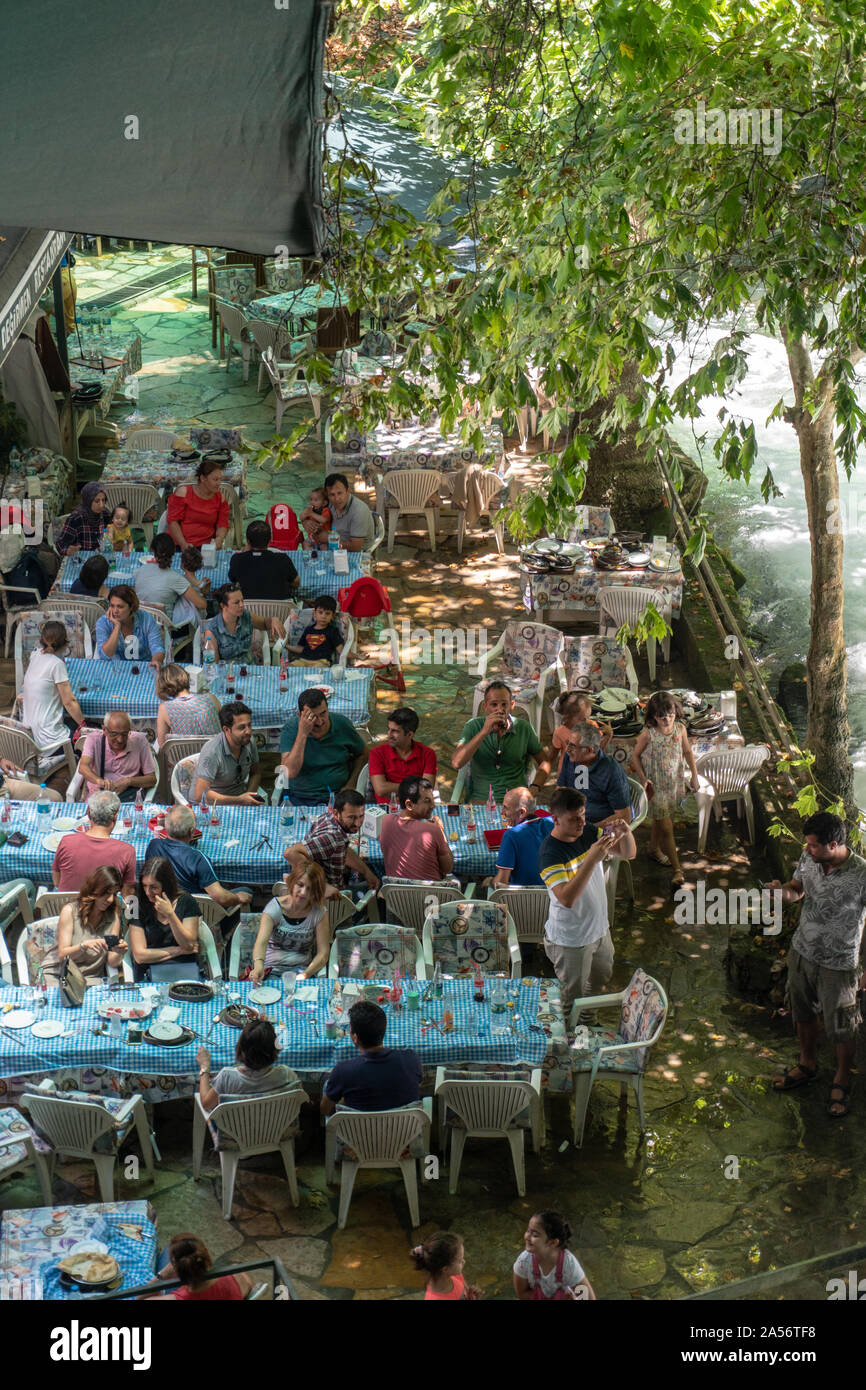 Duden Cascate Inferiori Antalya Foto Stock