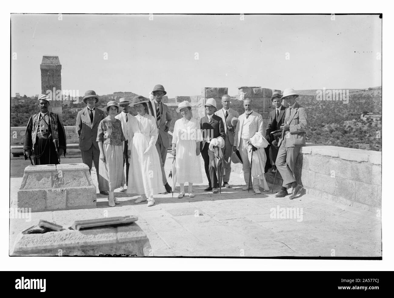 Visita del principe Guglielmo di Svezia a Gerusalemme Foto Stock