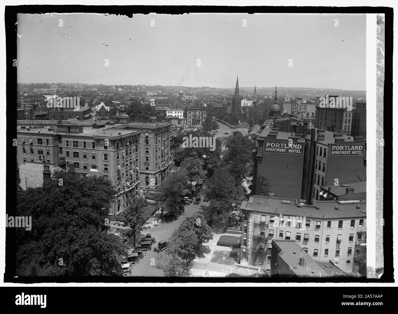 Vt. Ave. L & cercando N. su Vt. Ave. Foto Stock