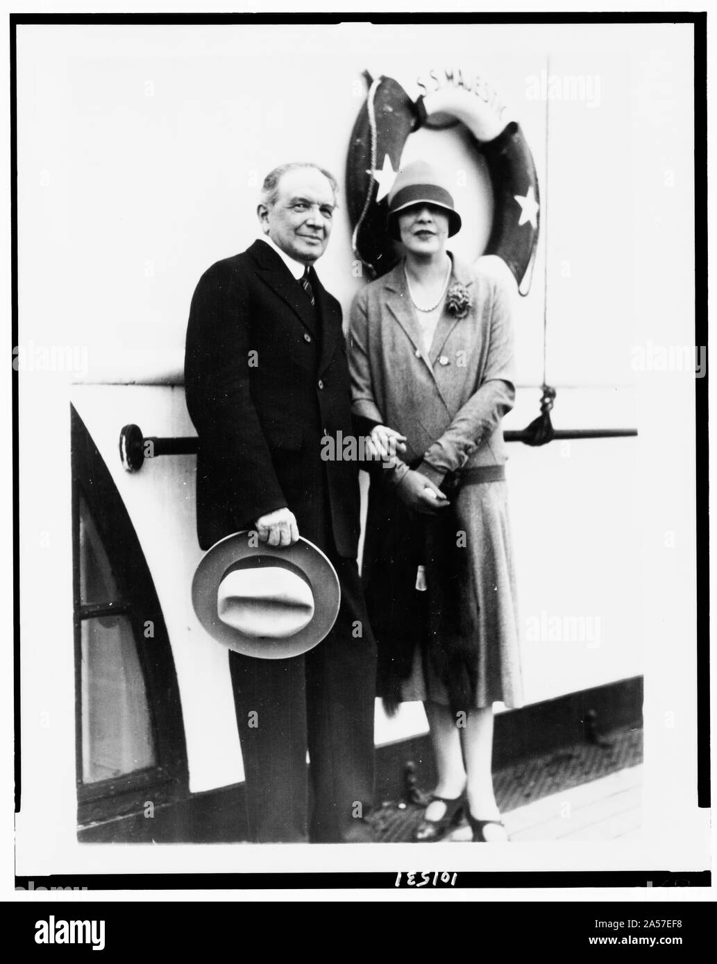 Il W.C. Durant, magnate del motore, e mia moglie / foto. di Bain News Service, New York. Foto Stock