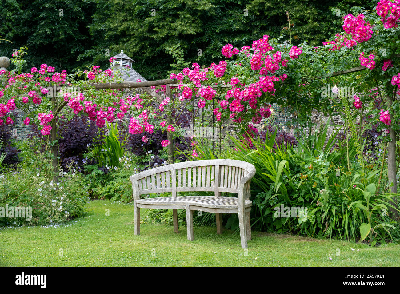 Cerney House Gardens. North Cerney, Cotswolds, Gloucestershire, Inghilterra Foto Stock