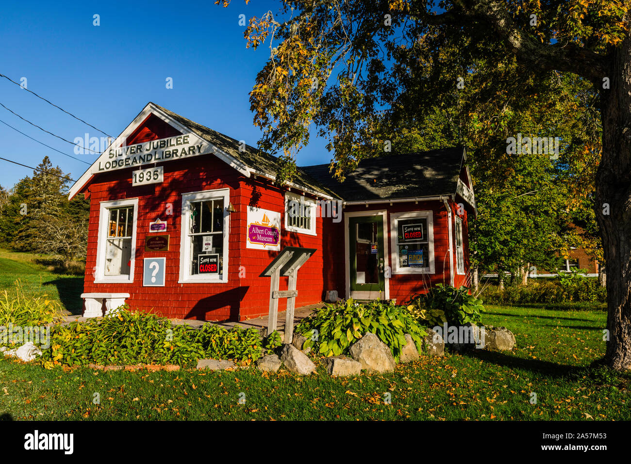 Albert County Museum   Hopewell Cape, New Brunswick, CA Foto Stock