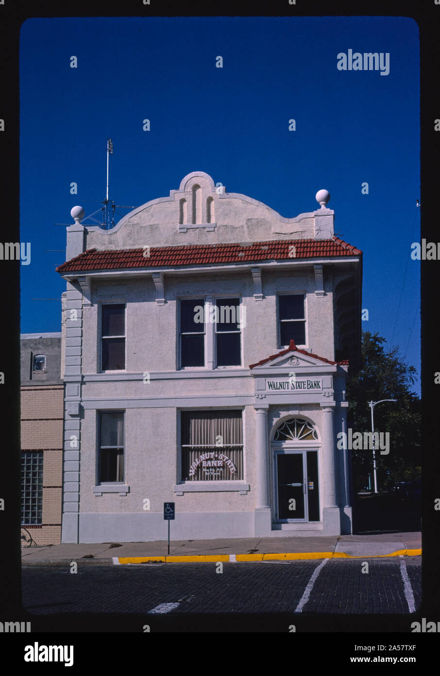 Noce banca statale, Central Street, Noce, Iowa Foto Stock