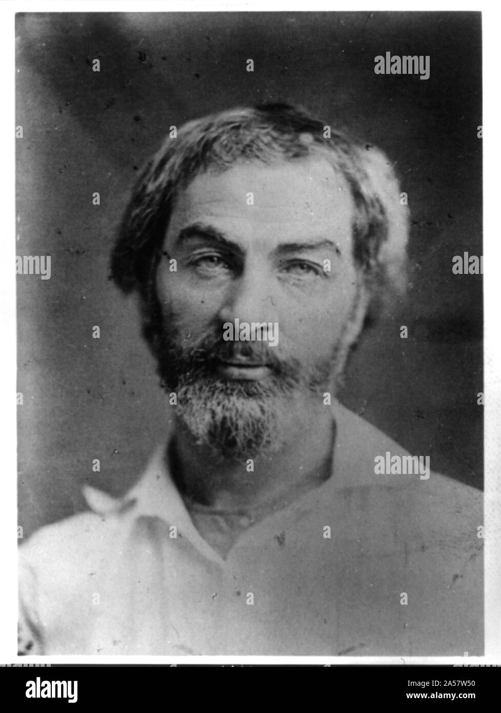 Walt Whitman, 1819-1892 Foto Stock