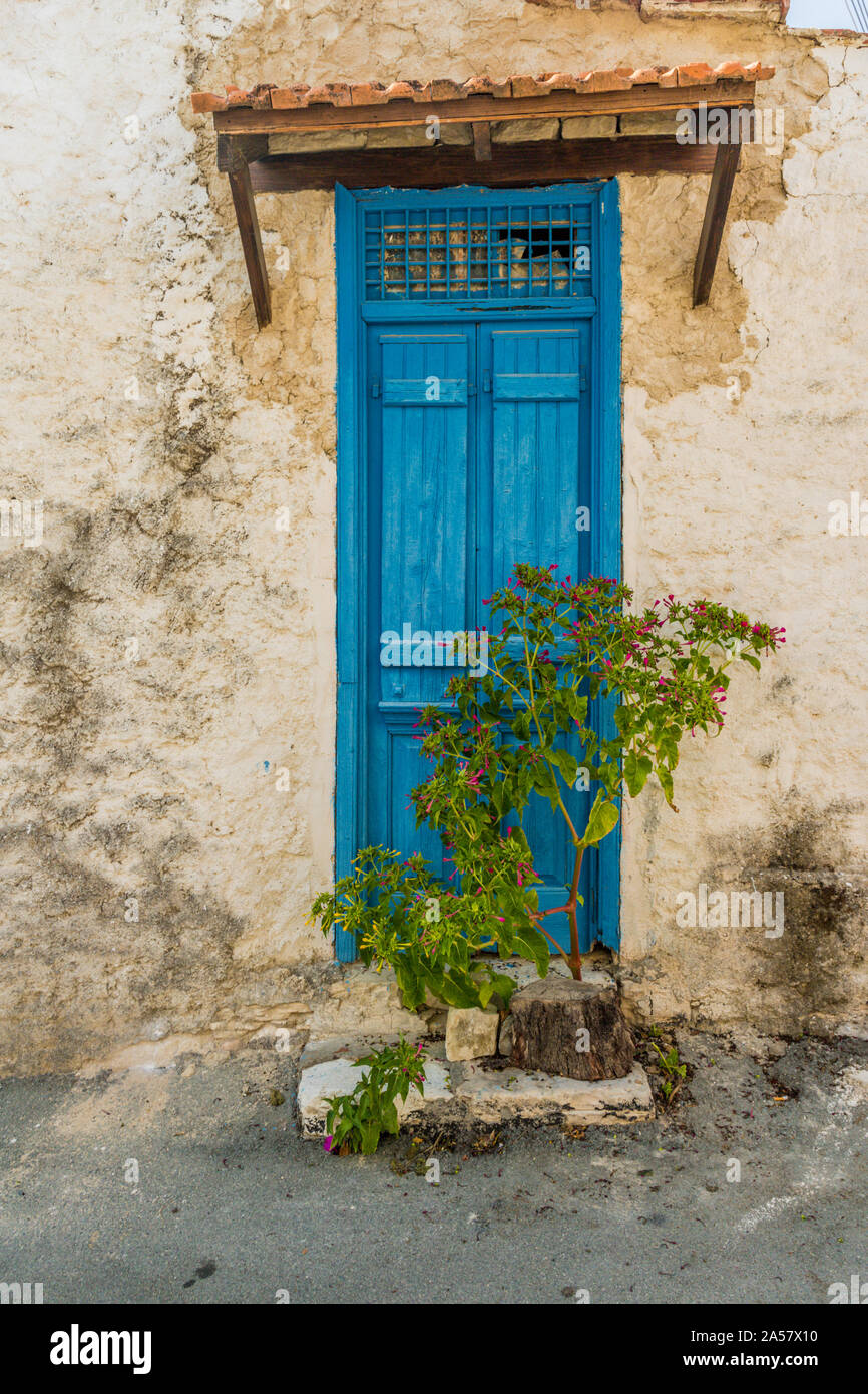 Una tipica vista in Lania in Cipro Foto Stock