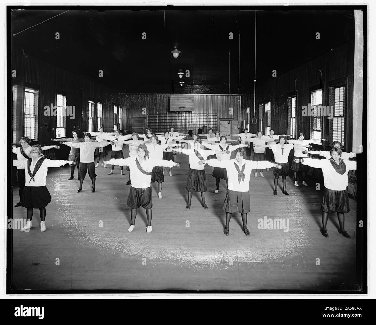 Nello stato di Washington Sanitarium, [Takoma Park, Maryland], palestra Foto Stock
