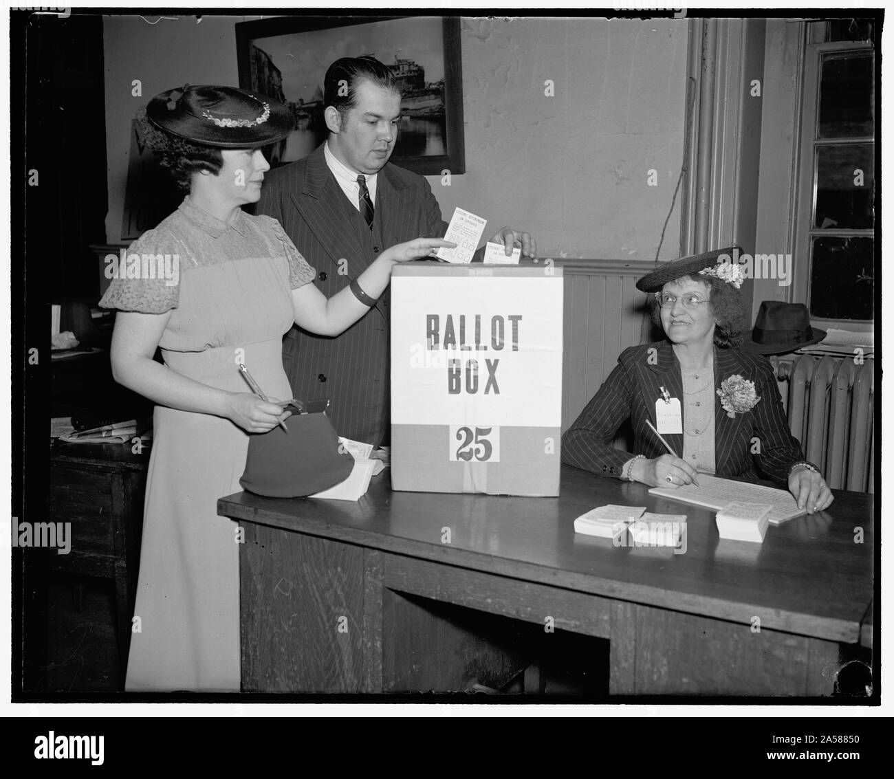 Washington voti Foto Stock