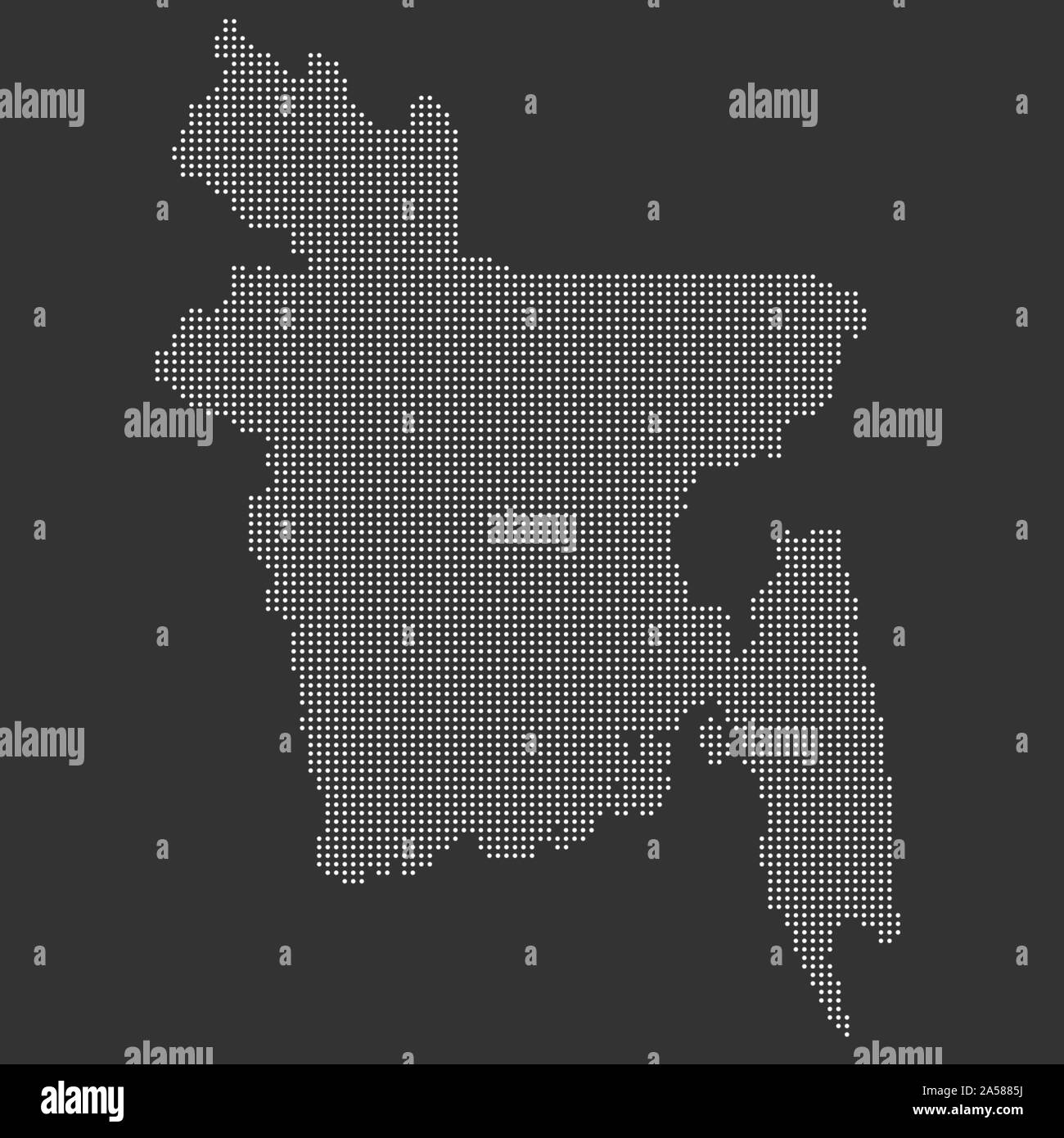 Mezzitoni Mappa di Bangladesh bandiera illustrazione vettoriale EPS 10 Illustrazione Vettoriale