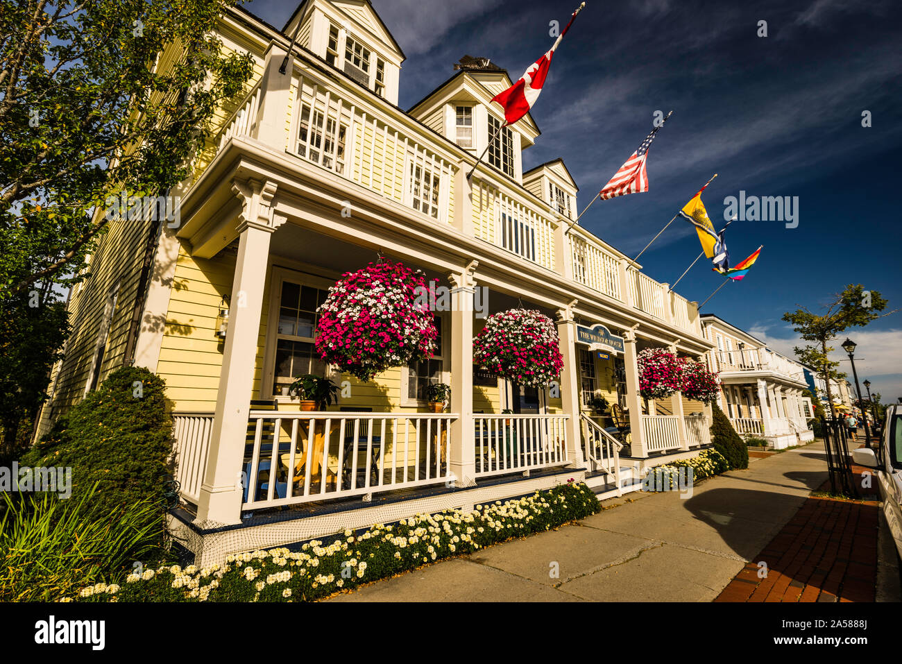 Water Street negozi   St Andrews, New Brunswick, CA Foto Stock