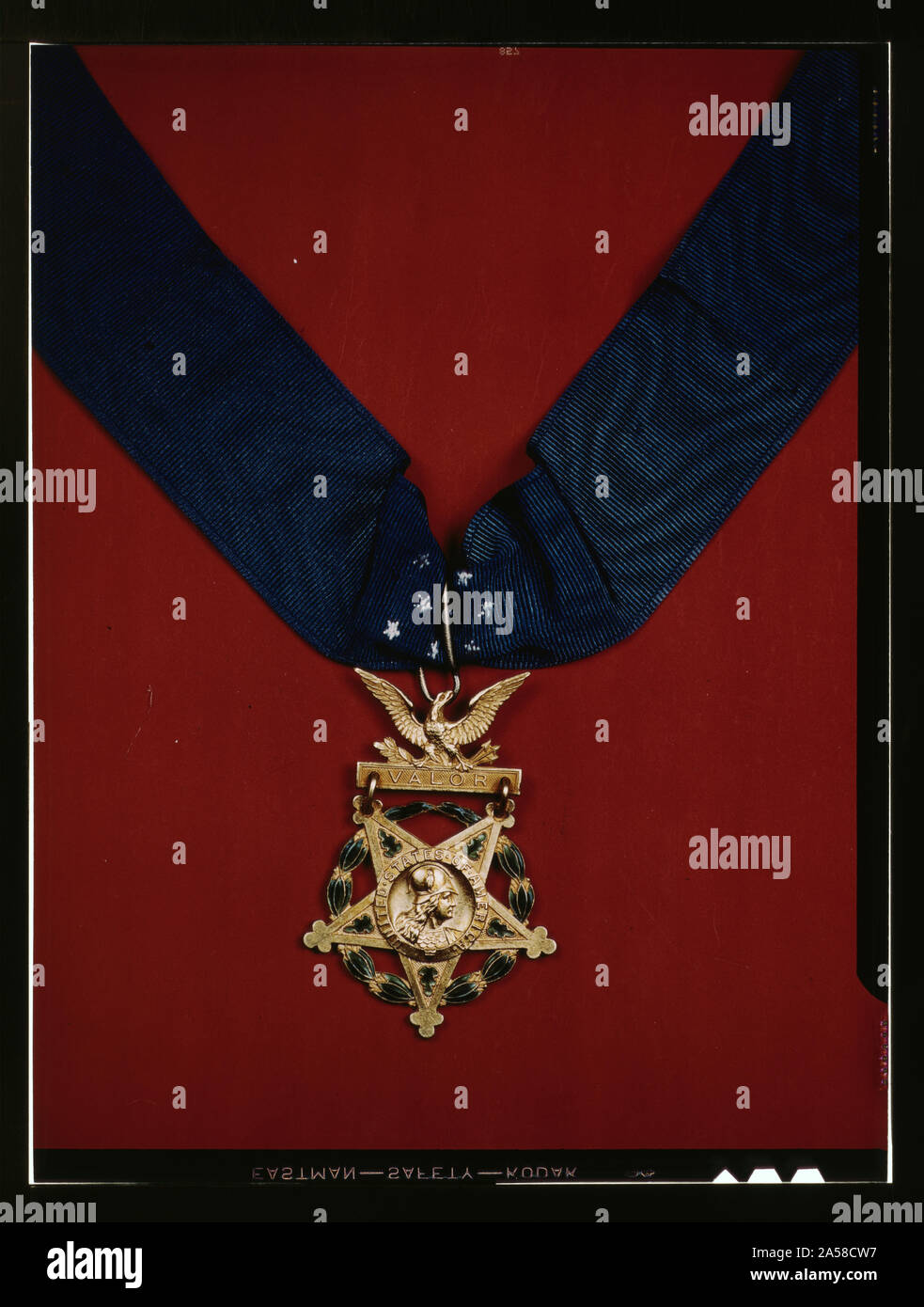 Stati Uniti Army Medal of Honor con archetto da collo Foto Stock