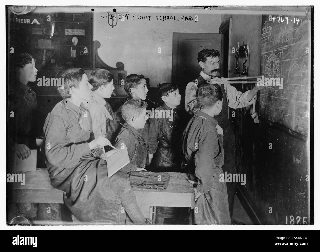 Stati Uniti Boy Scout Scuola, Parigi Foto Stock