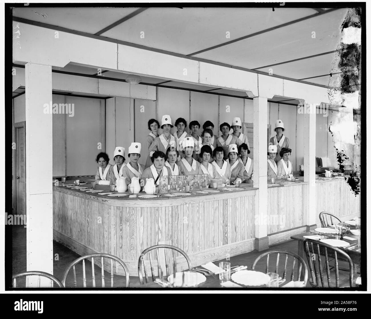 Stati Uniti La somministrazione di cibo Foto Stock