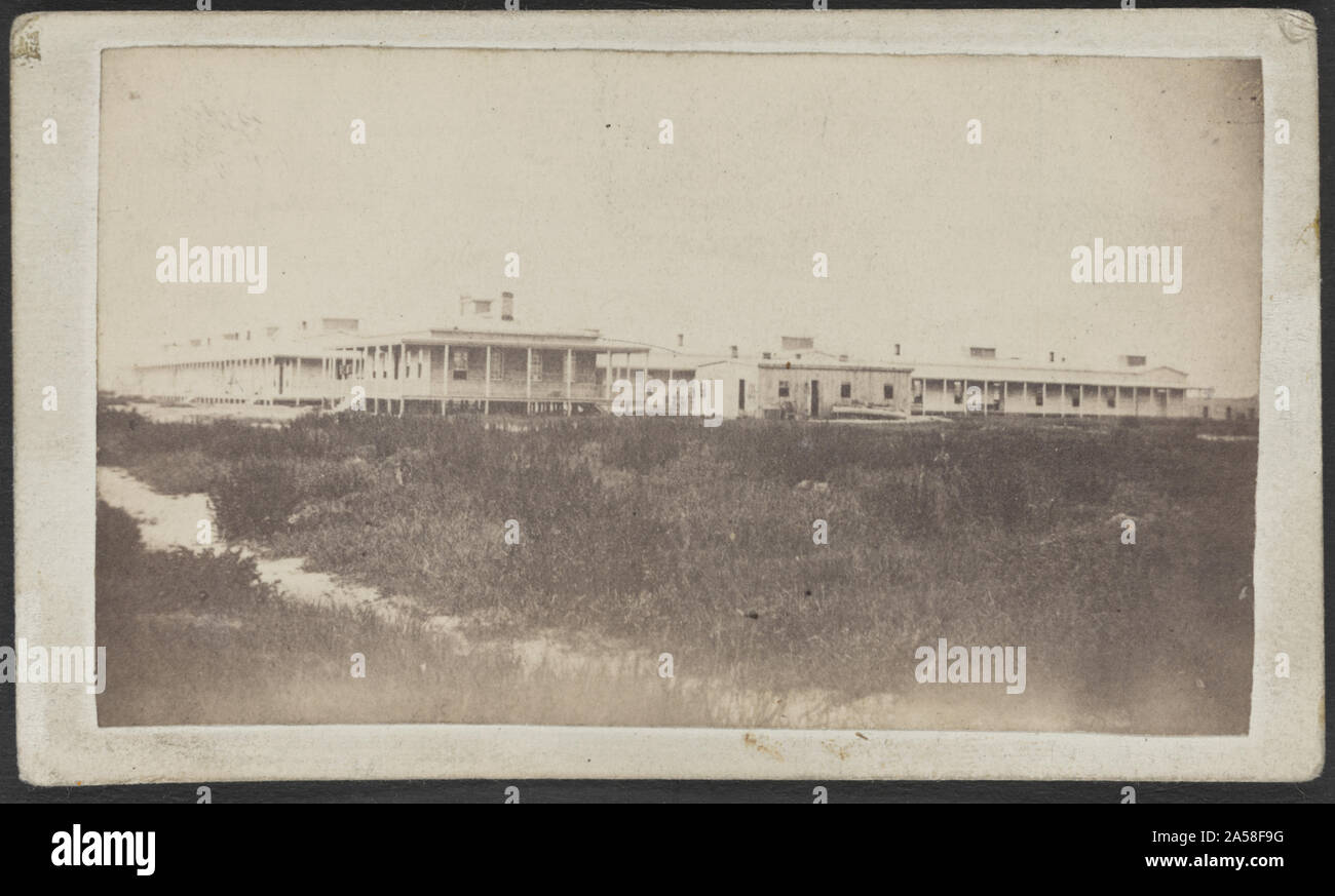 Stati Uniti General Hospital, a Hilton Head, S.C. Descrizione: costruito di fronte all'oceano sul grande fiume, (Port Royal Bay.) nella forma di un quadrato Foto Stock