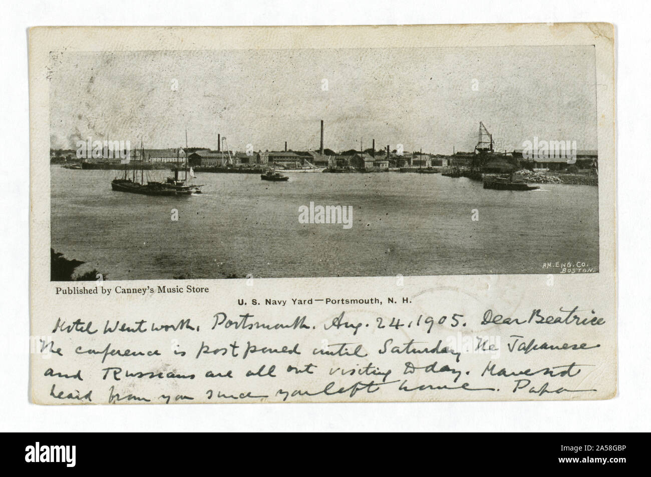 Stati Uniti Navy Yard -- Portsmouth, N.H. Foto Stock