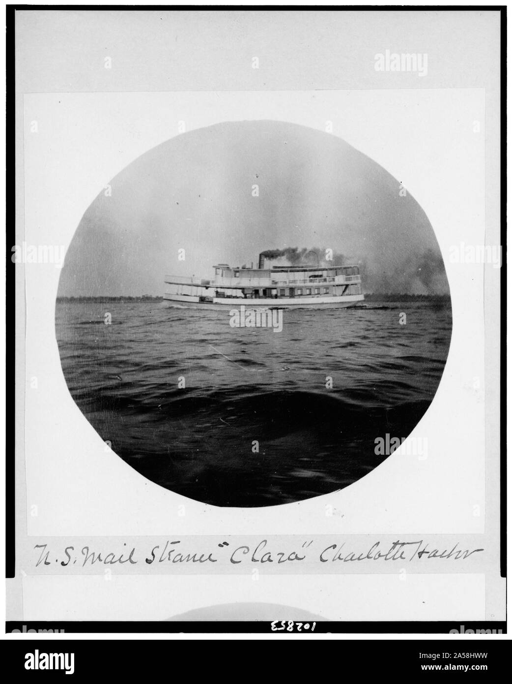 Stati Uniti mail vaporizzatore Clara, Charlotte Harbor Foto Stock