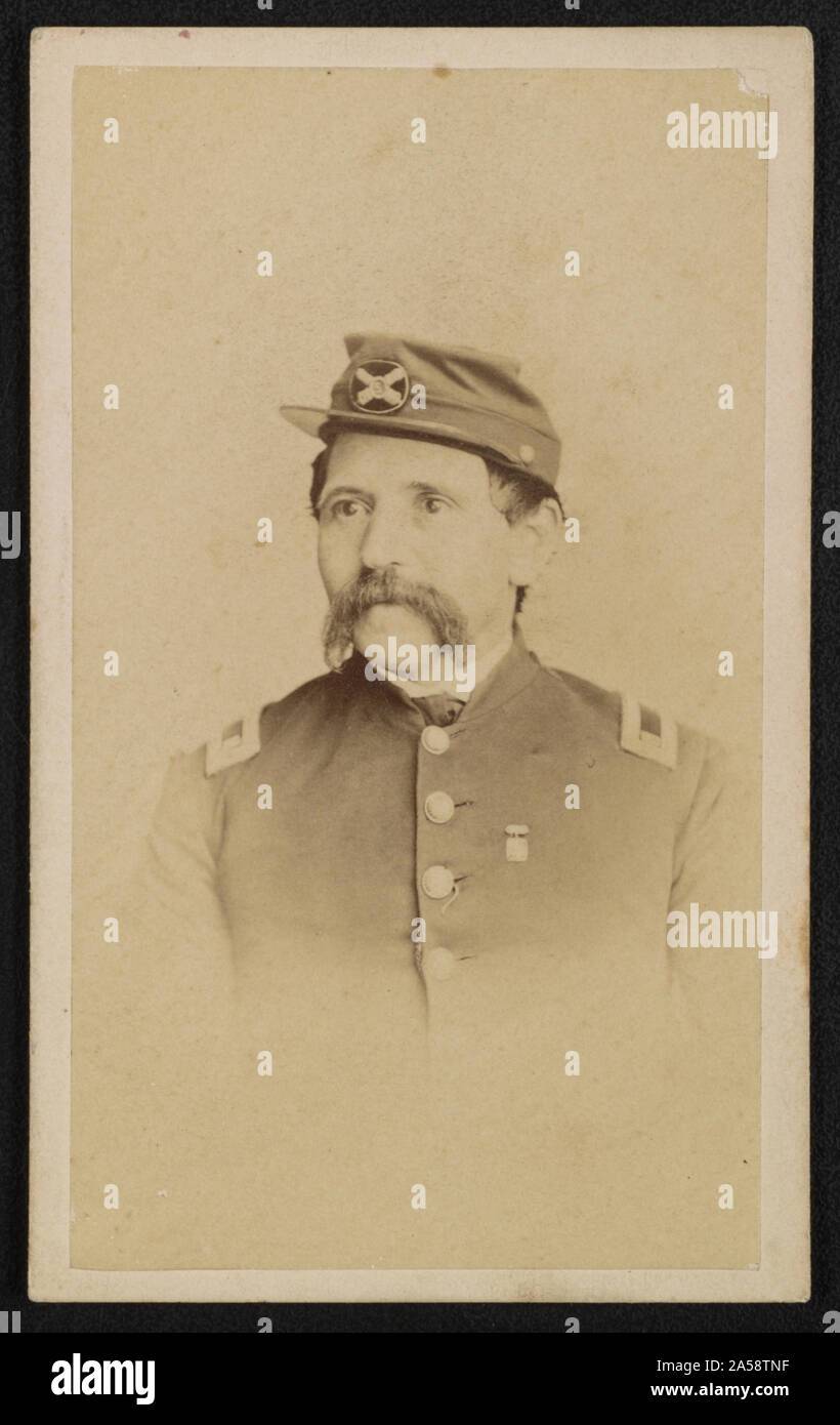 Il soldato non identificato in 5a New York Reggimento di Artiglieria uniforme] / C. WORM, fotografo, 186 Bowery, 2 porte bel. La molla St., New York Foto Stock