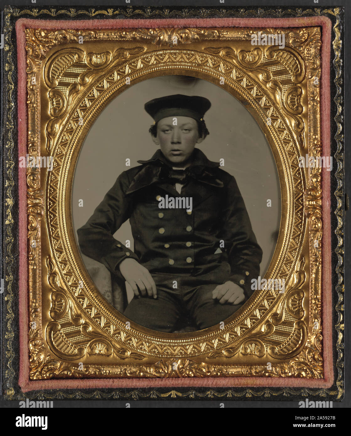 Unidentified giovane marinaio in unione uniforme Foto Stock