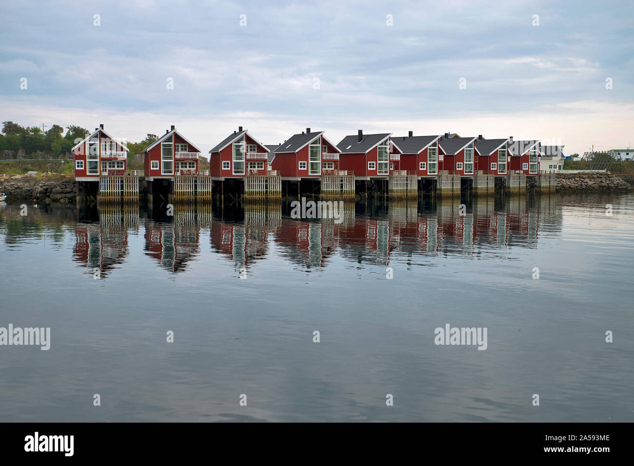 Svolvaer, Lofoten Foto Stock